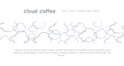 Desktop Screenshot of cloudcoffeephilly.com